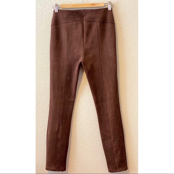 Anthropologie Faux-Suede Leggings with ankle zippers - size 27 - Picture 15 of 15